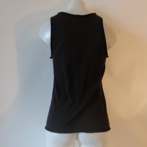 Womens Yigal Azrouel Brown 2Pc Set Cashmere Knit Tank Cardigan Sweater S * - Picture 11 of 16